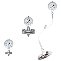 Комплекты «Манометр типа PN или PER с разделителем сред ЭЛЕМЕР-РС»